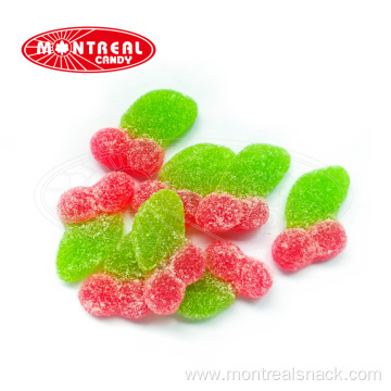 Fruity flavor yummy gummy cherry candy sweet